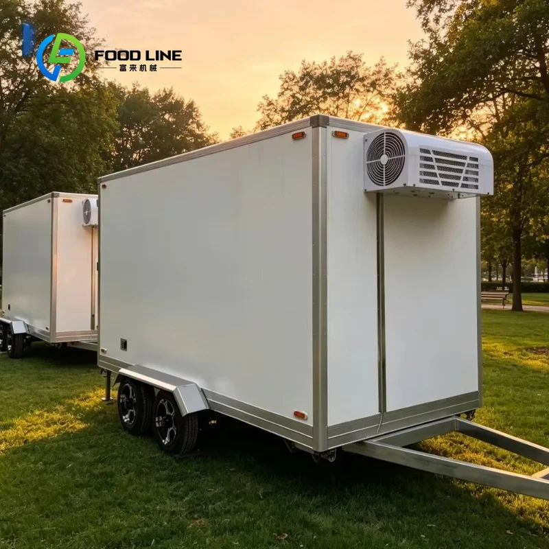 Customized Insulated Trailer Box With Diamond Plate Floor And Rear Ramp Door For Heavy Duty Transport Bulk Purchase Cheap Rate