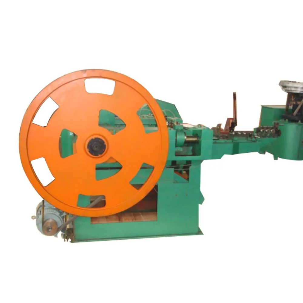 SSS Reliable 2.2kW PLC Controlled Automatic Common Wire Nail Machine 350 Pcs Per Minute Industrial Nails Manufacturing Machinery