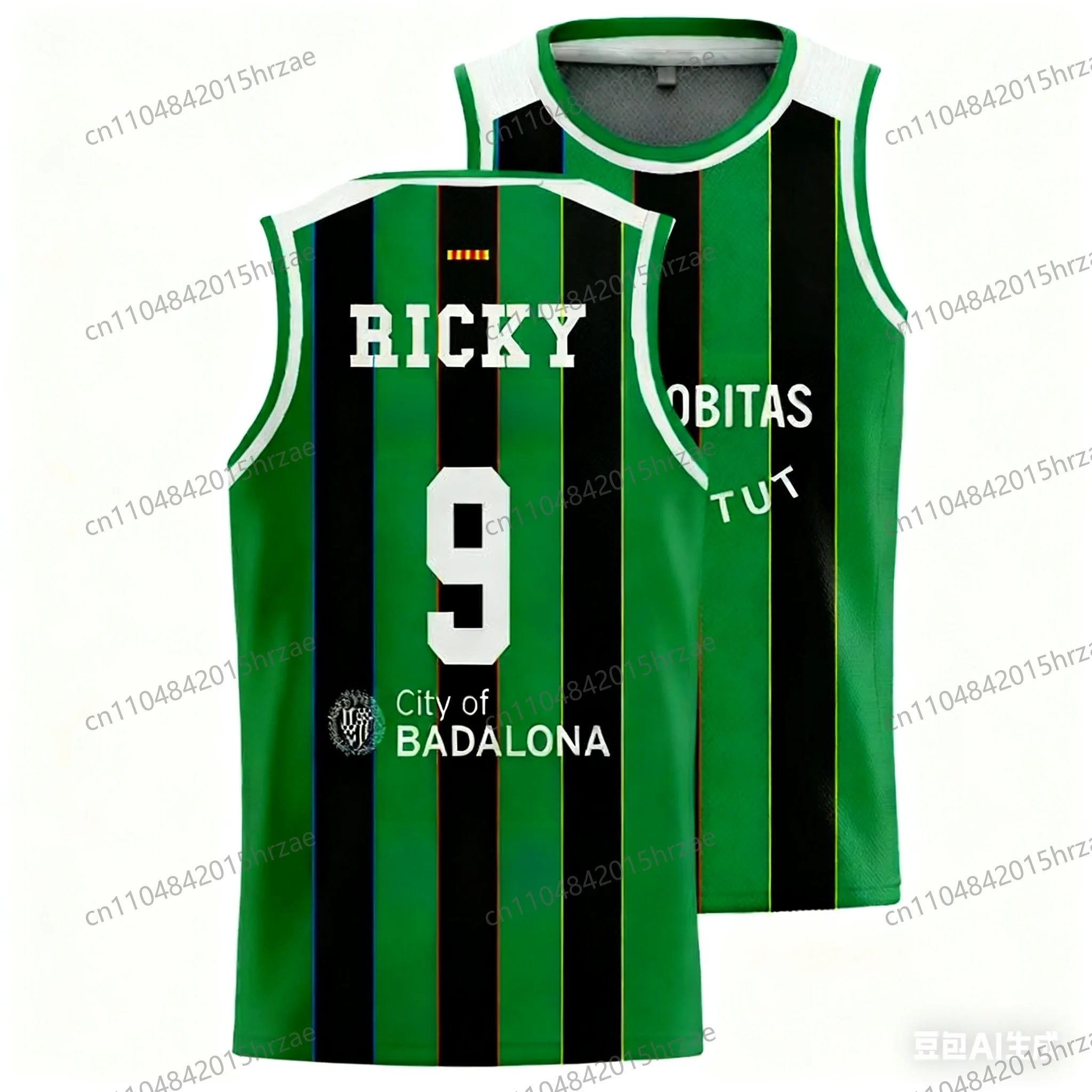 Las nuevas llegadas, chaleco de baloncesto español Badalona, camiseta de alta calidad para adultos/niños, camiseta de talla Universal para hombres