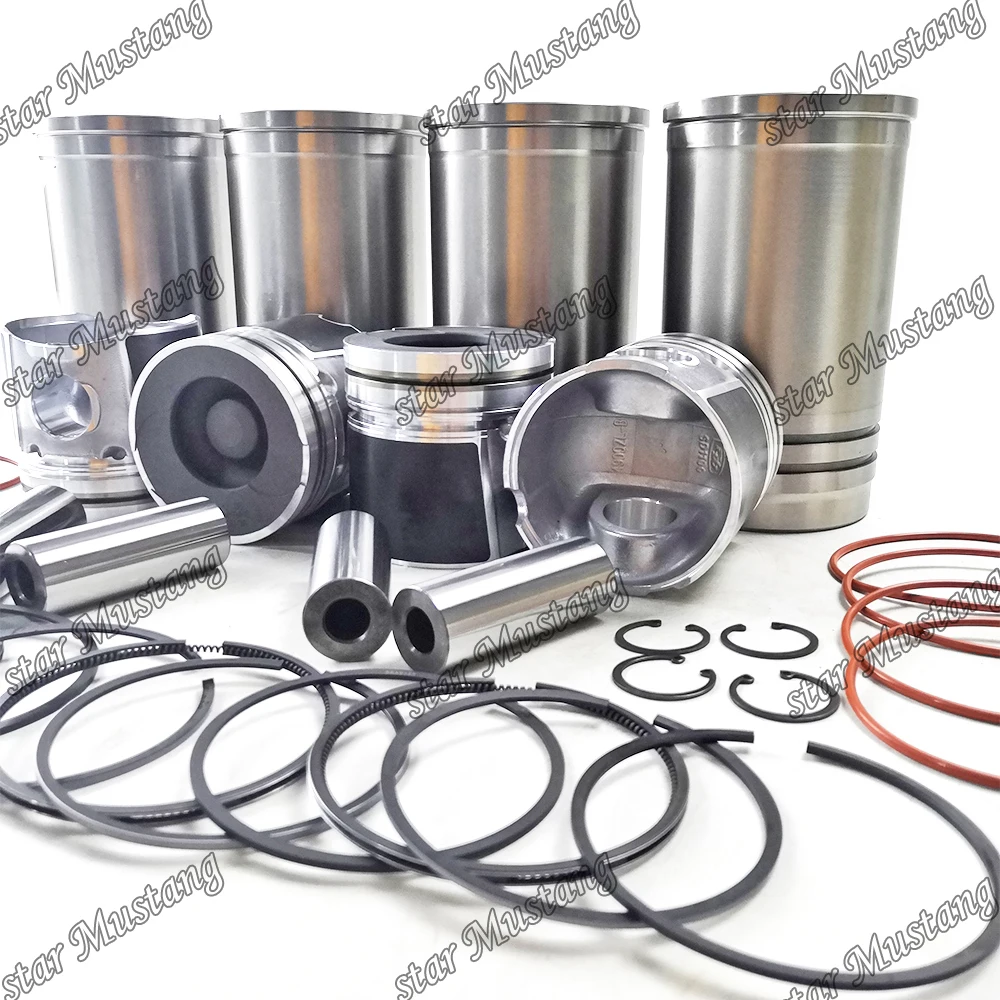 490QZL Cylinder Liner Kit Suitable For Yuchai Engine Parts