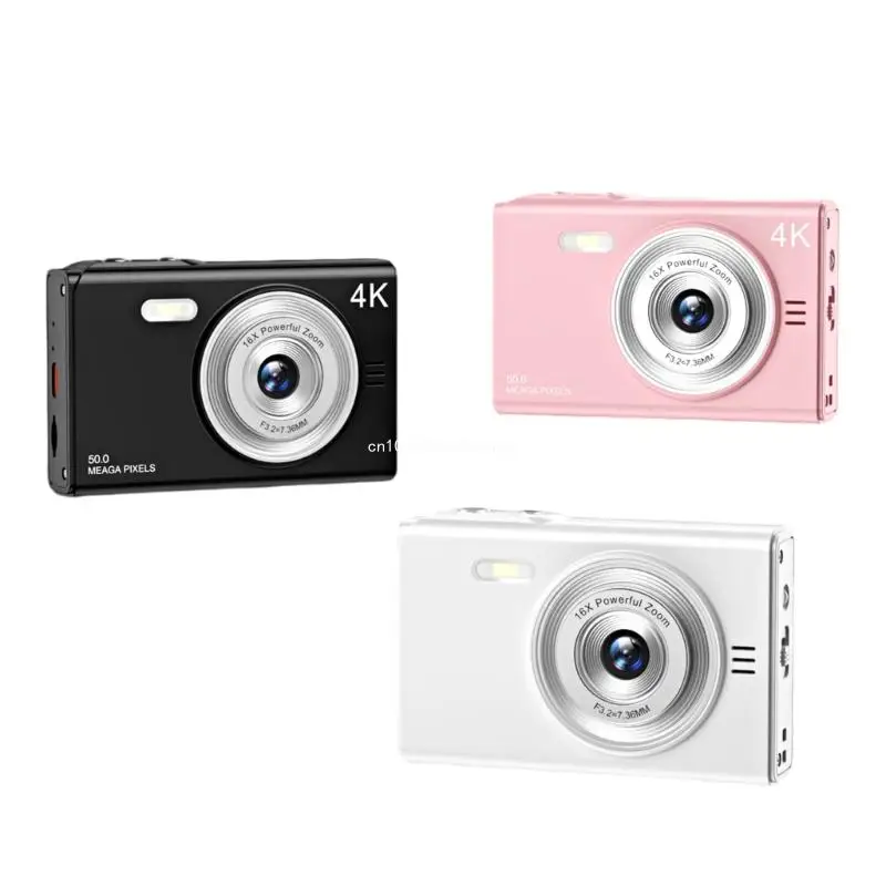 Portable Digital Camera with 48MP Images, 1080P Video, and Expandables 32GB Memory for Youngs Photography Enthusiasts