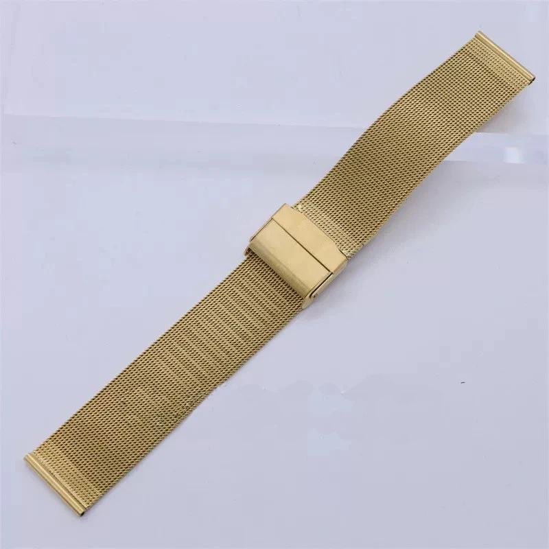 Mesh-Armband aus Edelstahl, Uhrenarmband, 12 mm, 13 mm, 14 mm, 15 mm, 16 mm, 17 mm, 18 mm, 20 mm, 22 mm, Unisex-Ersatzarmband, Zubehör – Detail 5