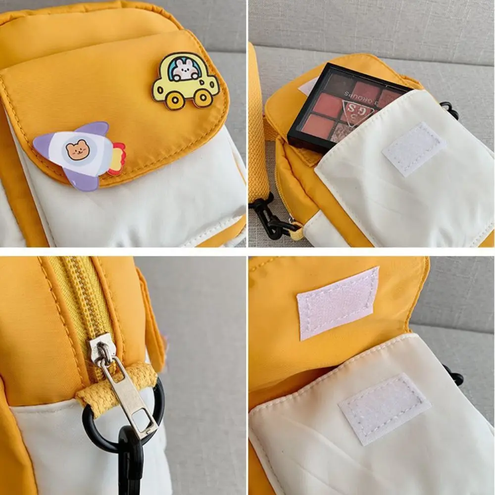 Durable Nylon Mini Shoulder Bags Cute Small Satchel Handbags Little Girls