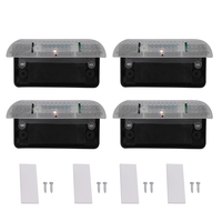 4Pcs LED Solar Path Stair Lights Outdoor Garden Yard Fence Wall Landscape Lamp Solar Light For Stair Courtyard