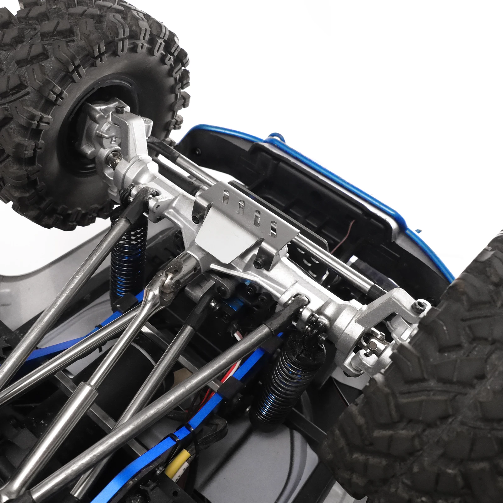 ステンレス鋼プレートシャーシアーマー MJX ハイパーゴー 1/8 H8P シミュレーションフォードマスタングリモートコントロールカーアクセサリー