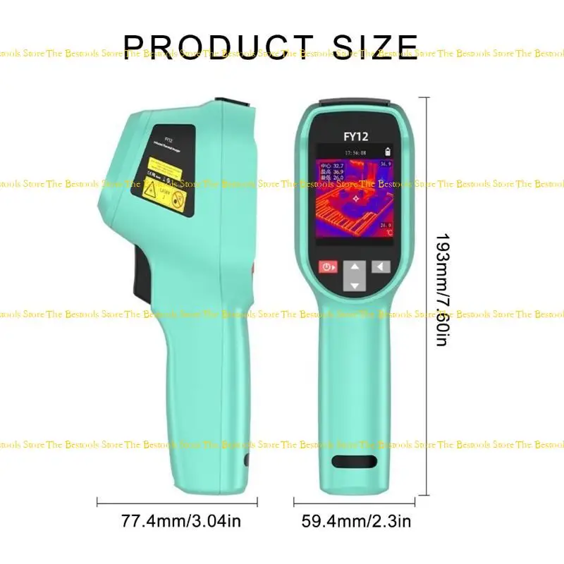 12pf Cámara imágenes térmicas profesionales resolución Térmica Termal -20 ~ 550 ℃