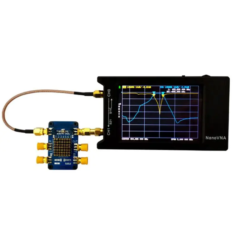 2022 جديد NanoVNA طقم اختبار مكافحة ناقلات محلل لوحة اختبار الويب VNA RF أداة مجموعة التجريبي