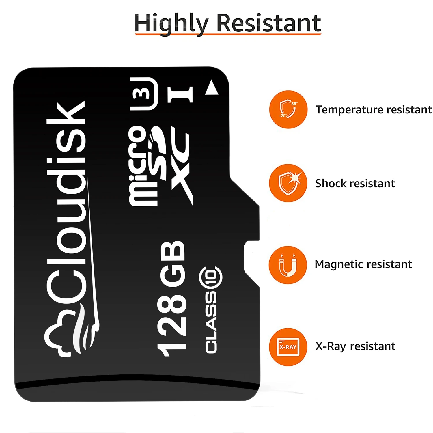 Cloudisk 5Pack Micro SD Card 16GB 8GB 4GB 2GB 1GB Flash Memory Cards 32GB 64GB 128GB 256GB U3 Class10 Microsd TF Card For Phone