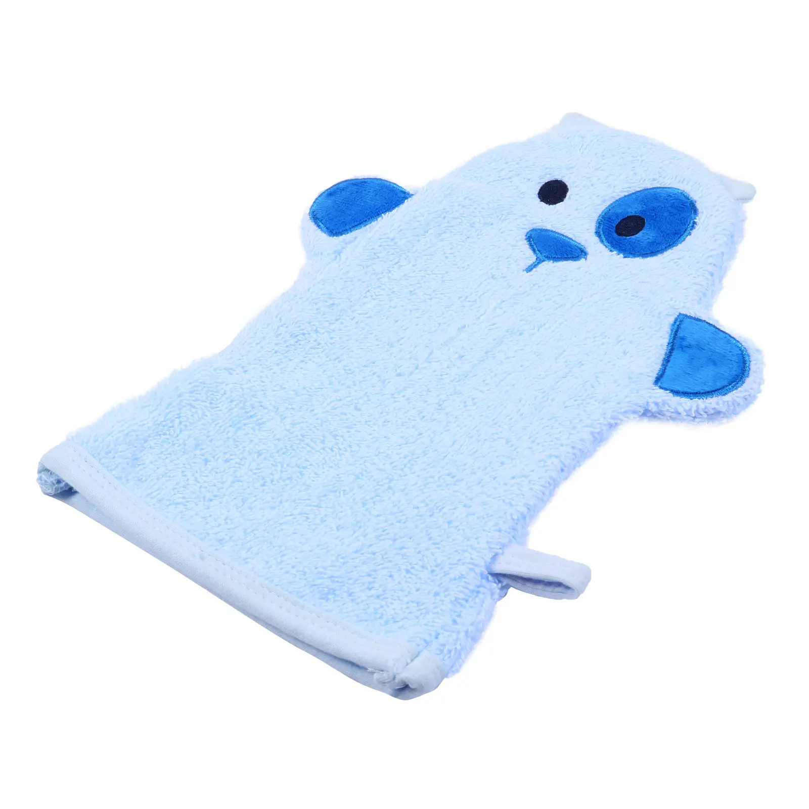

Baby Bath Mitt Cotton Washcloth For Infant Newborn Shower Gloves Soft Body Scrubbing Towel Cartoon Bathing Glove Portable Travel