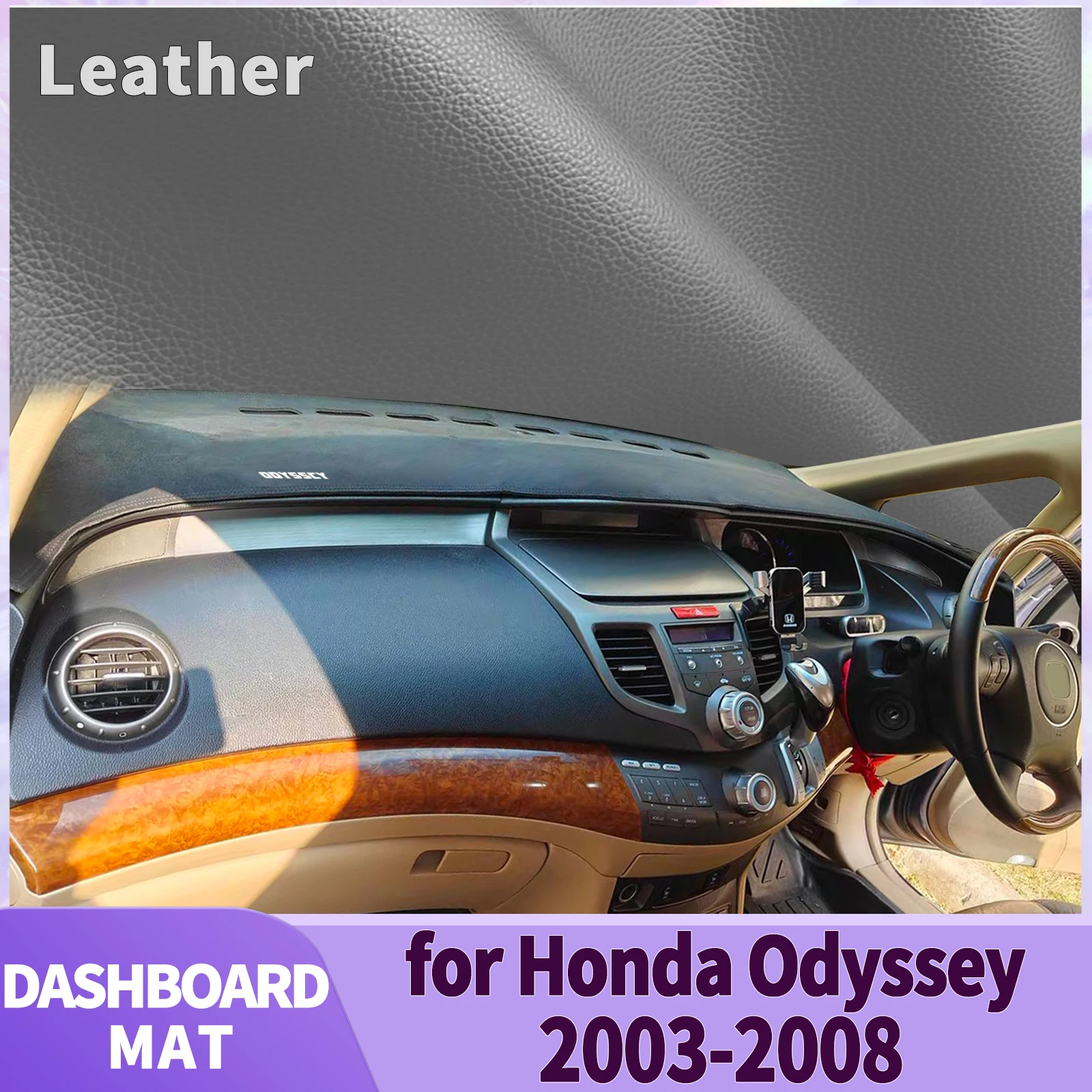 

fit for Honda Odyssey 2003 2004-2008 Rb1 LOGO Dashmat Dashboard Cover Pad Car Accessories Protective Carpet DashMat Sunshade