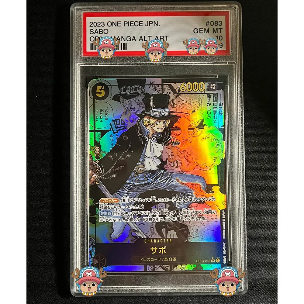 OPCG بطاقة متدرجة القرد D لوفي شانكس مانغا ALT ART GEM MT 10 نقاط جمع بطاقة المجسم التسمية طبق الاصل هدايا الطفل