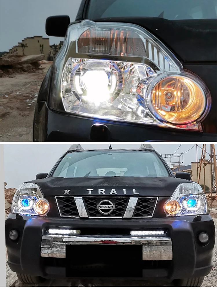 Customized Full LED Headlights For Nissan X-TRAIL T31 2008-2012 Year Bi-xenon Projector Lens Front Lamps With DRL - Image 6