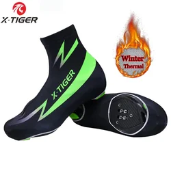 X-TIGER Winter Men's Warm Cycling Shoe Covers Outdoor Sports Mountain Road Bike Shoe Covers