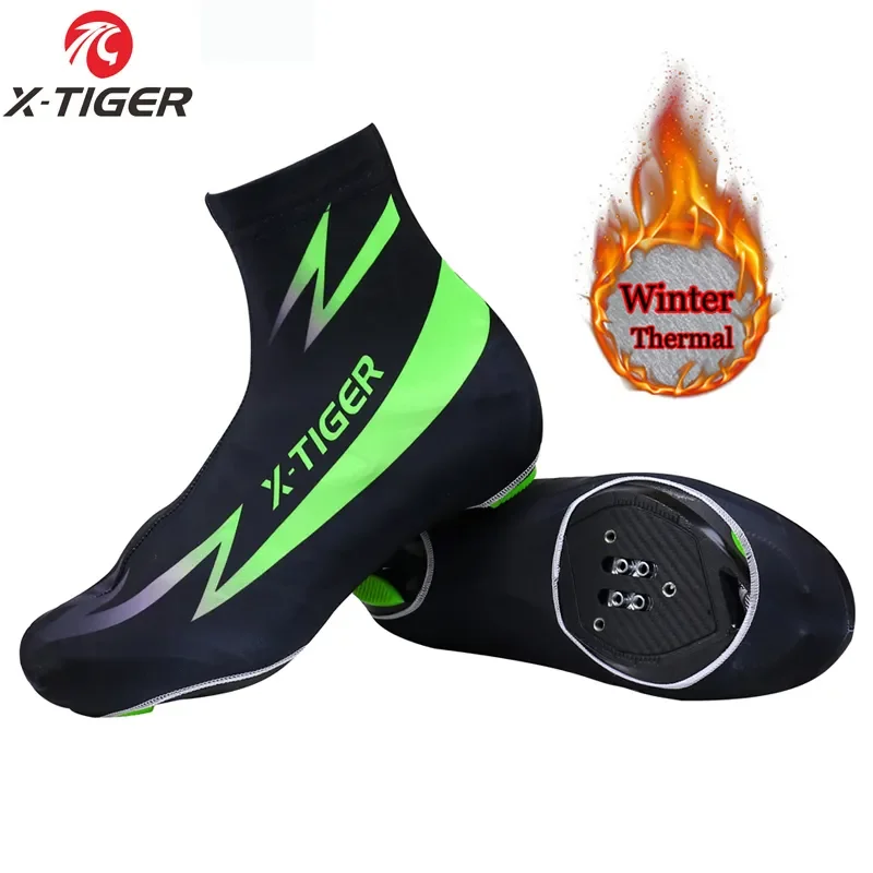X-TIGER zimowe męskie ciepłe pokrowce na buty rowerowe Outdoor Sports Mountain Road Bike Pokrowce na buty