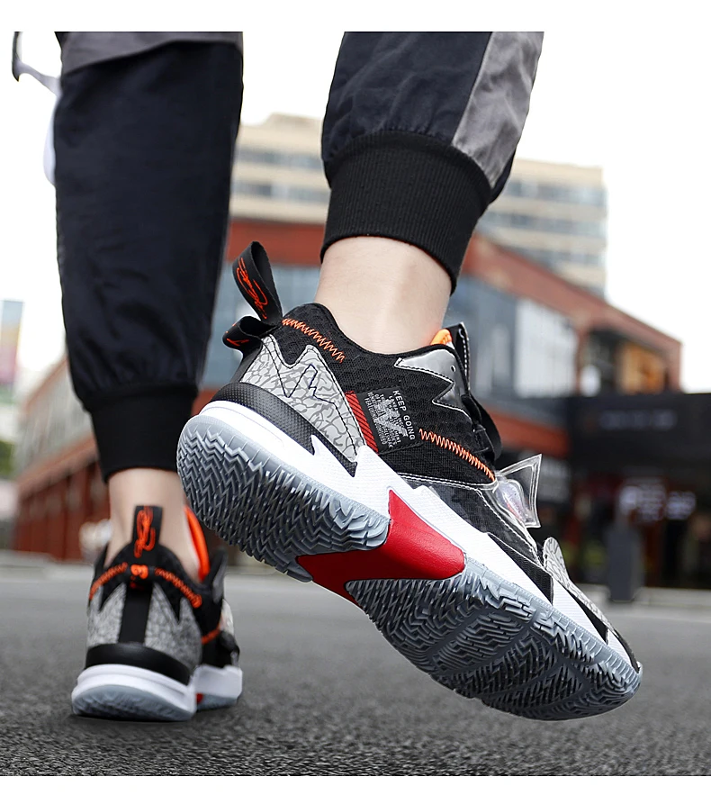 New hot sale unisex sports wear-resistant soft sole professional training ground basketball shoes training basketball shoes