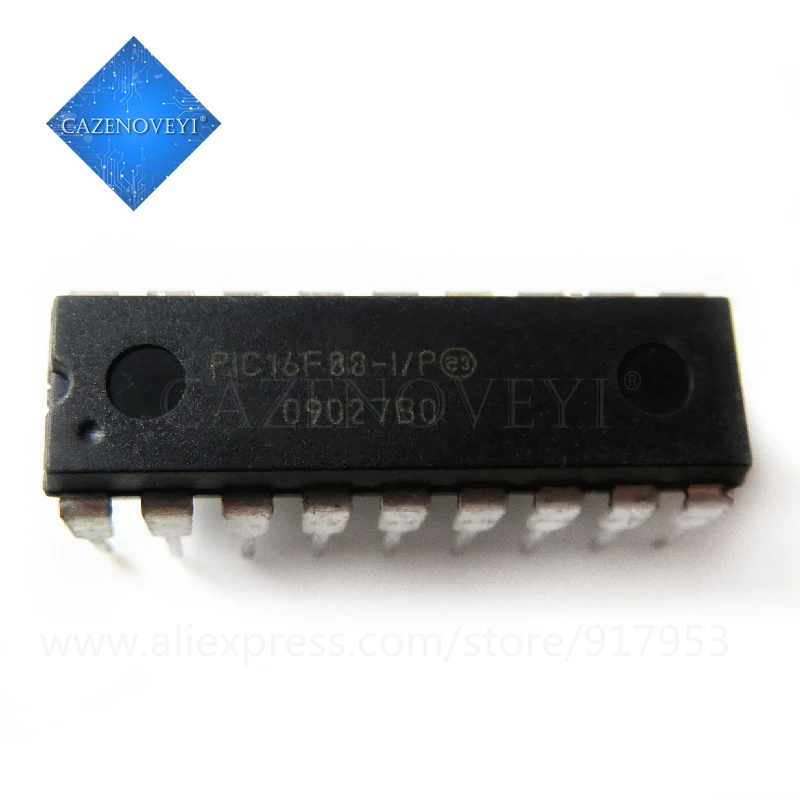 

1pcs/lot PIC16F88-I/P PIC16F88 16F88-I/P 16F88 DIP-18 In Stock