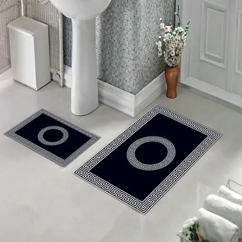 Halıforum Bath Mat Dual Toilet Seat Pad Non-Slip Bottom Bhs-418