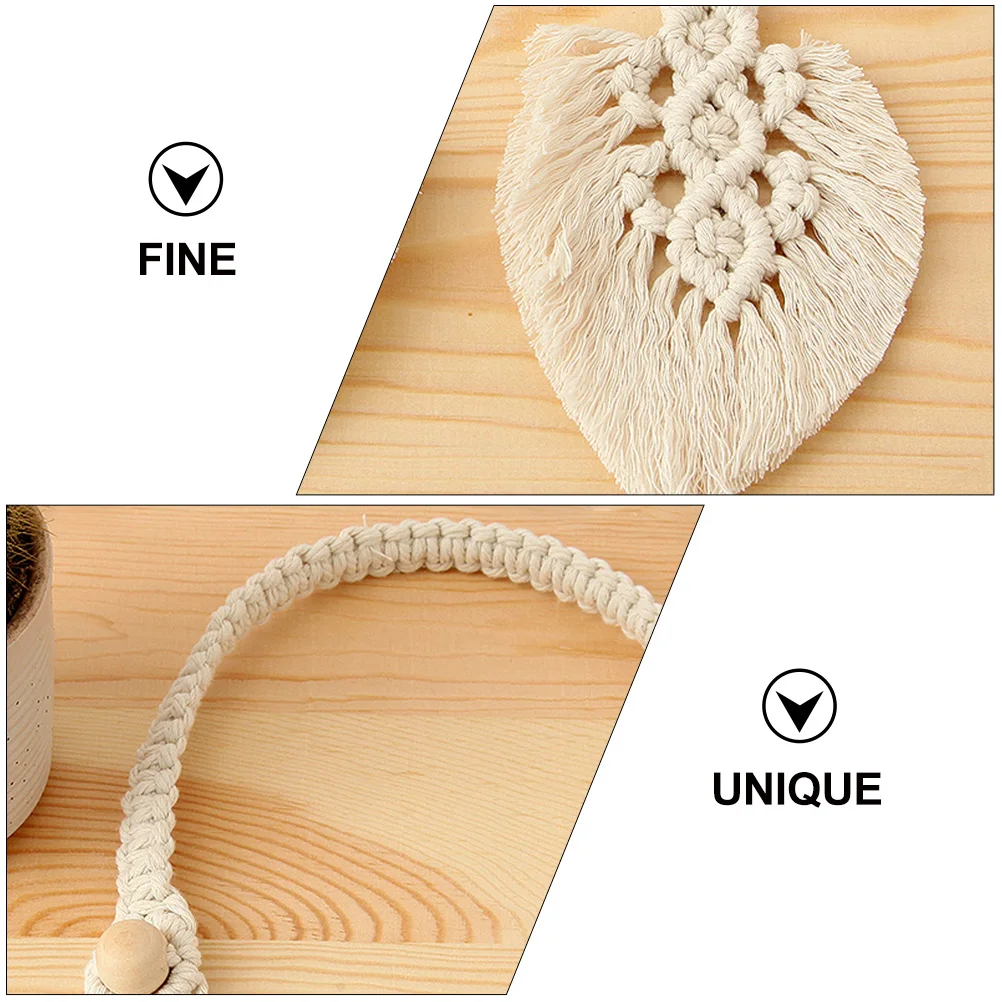 

1pc Bohemian Style Hand Knitted Curtain Tieback Decorative Rope for Home Wall Door Hanging Stylish Fixing Strap