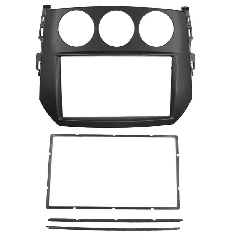 

ABTC-2Din Car Stereo Radio Fascia For Mazda MX-5 MX5 Miata 2005+ Dashboard Video DVD Player Panel Frame Mounting Trim