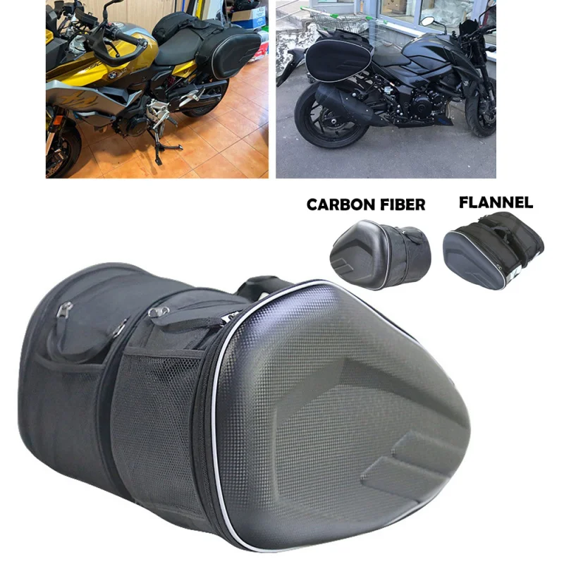 

1pair Universal Fit Motorcycle Pannier Bags Luggage Saddle Bags Side Storage Fork Travel Pouch Box Motorcycle Side Helmet Riding