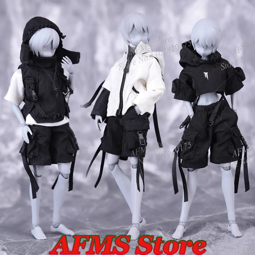 

Комплект одежды HASUKI CS012 1/12: Аниме-пальто и короткий жилет в функциональном стиле для 6-дюймовой женской фигурки солдата