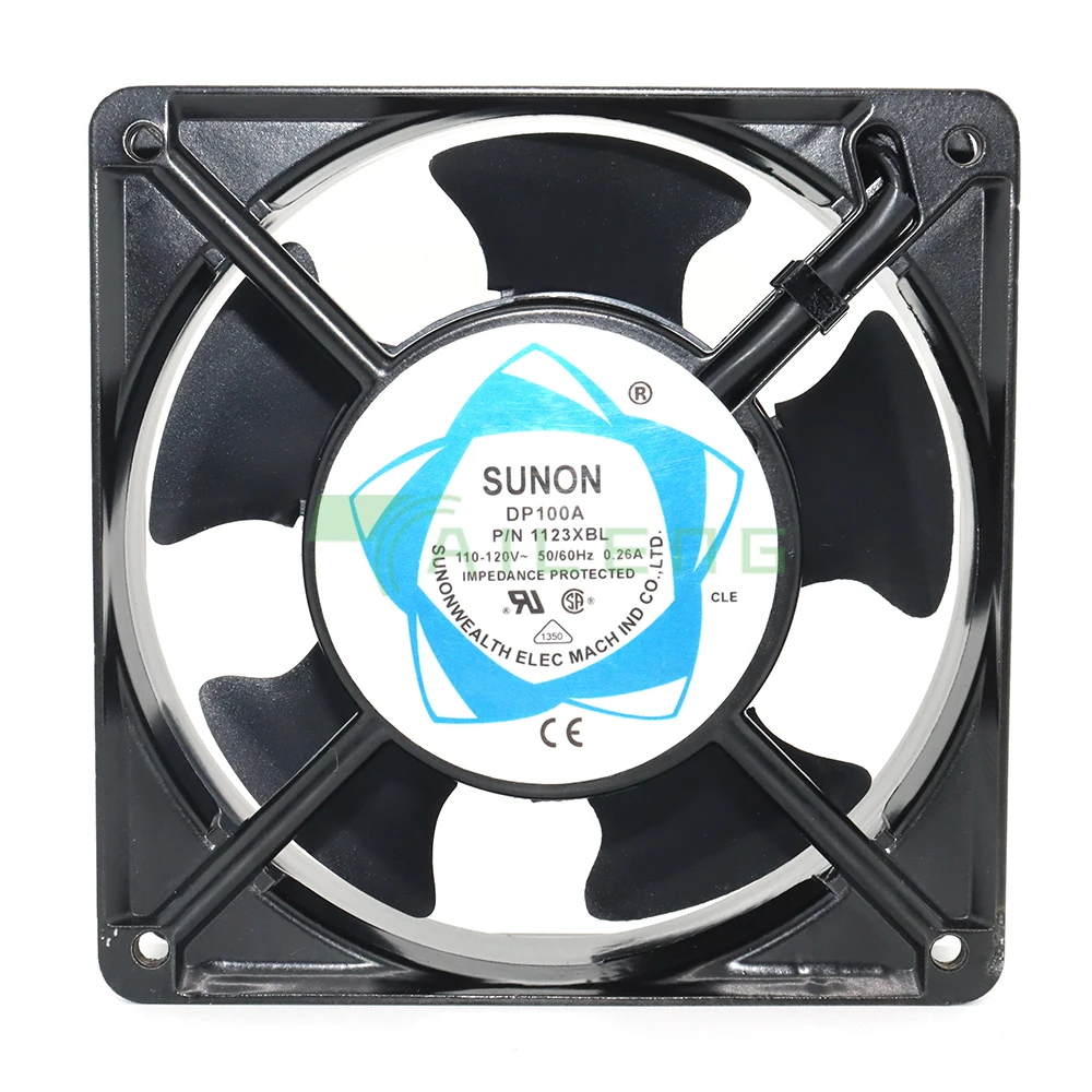 ใหม่สำหรับ DP100A p/n 1123XBL 110V-120V 0.26A 50/60Hz 12cm 120mm 120*120*38mm พัดลมทำความเย็นคูลเลอร์