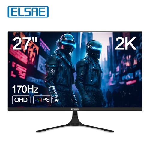 ELSAE 고속 IPS 스크린 게임용 모니터, HDR 로우 블루 라이트 113%, sRGB, 2560×1440 프리 싱크, 27 인치, 144Hz, 170Hz, 1440P  Best5