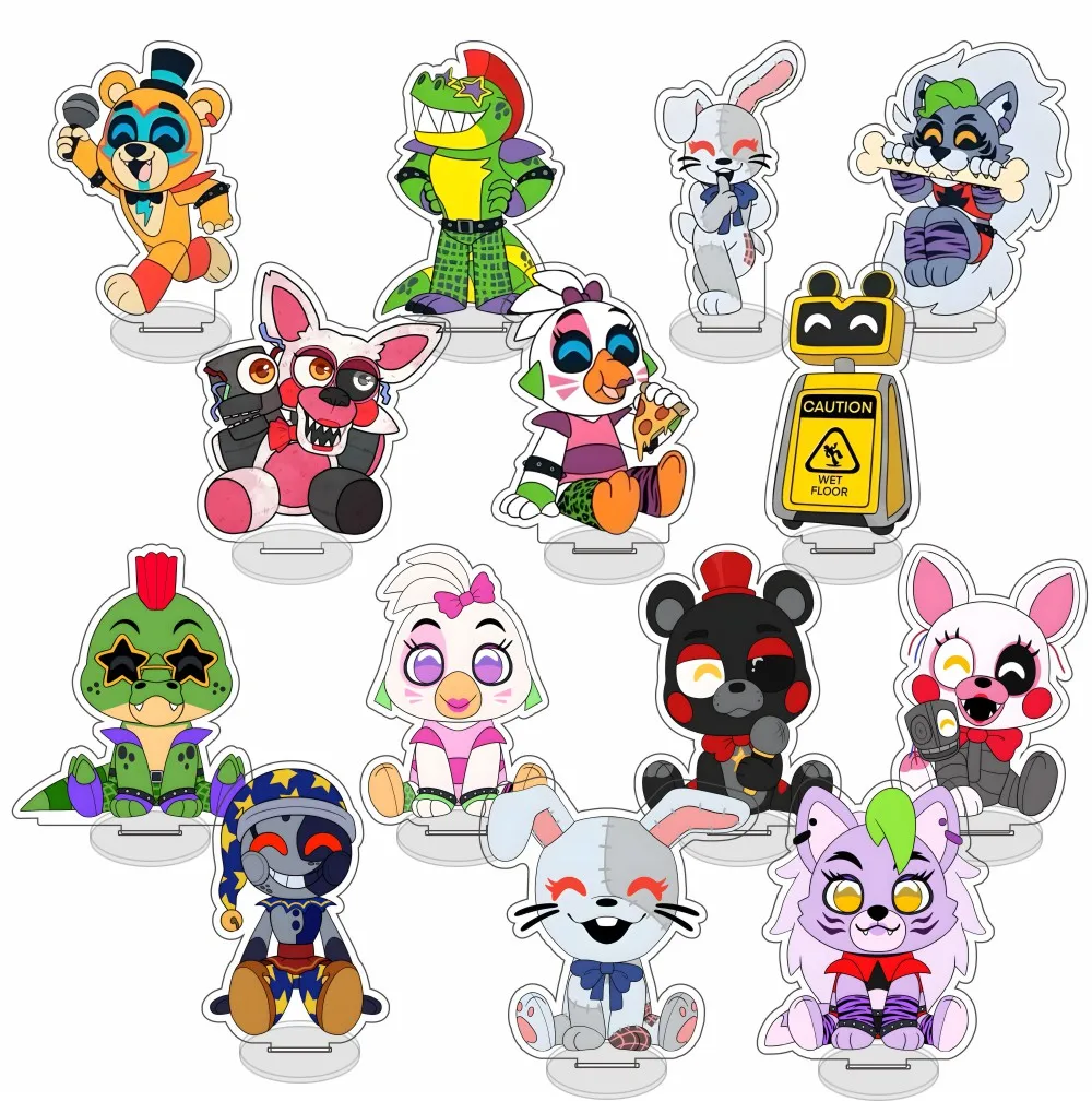 Мультяшная-аниме-фигурка-по-игре-five-nights-at-freddy-fnaf-10-см-акриловая-милая-стоячая-модель-персонажа-украшение-для-рабочего-стола-подарок-для-фанатов-брелок
