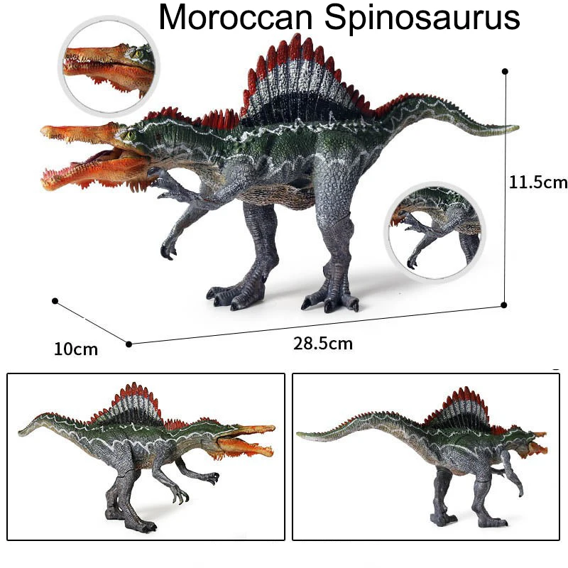 Figurines Realistic Spinosaurus Dinosaur Toys, with Mouth Can Movable Jaw, Educational Toys, Birthday Party Gifts for Kids view 6