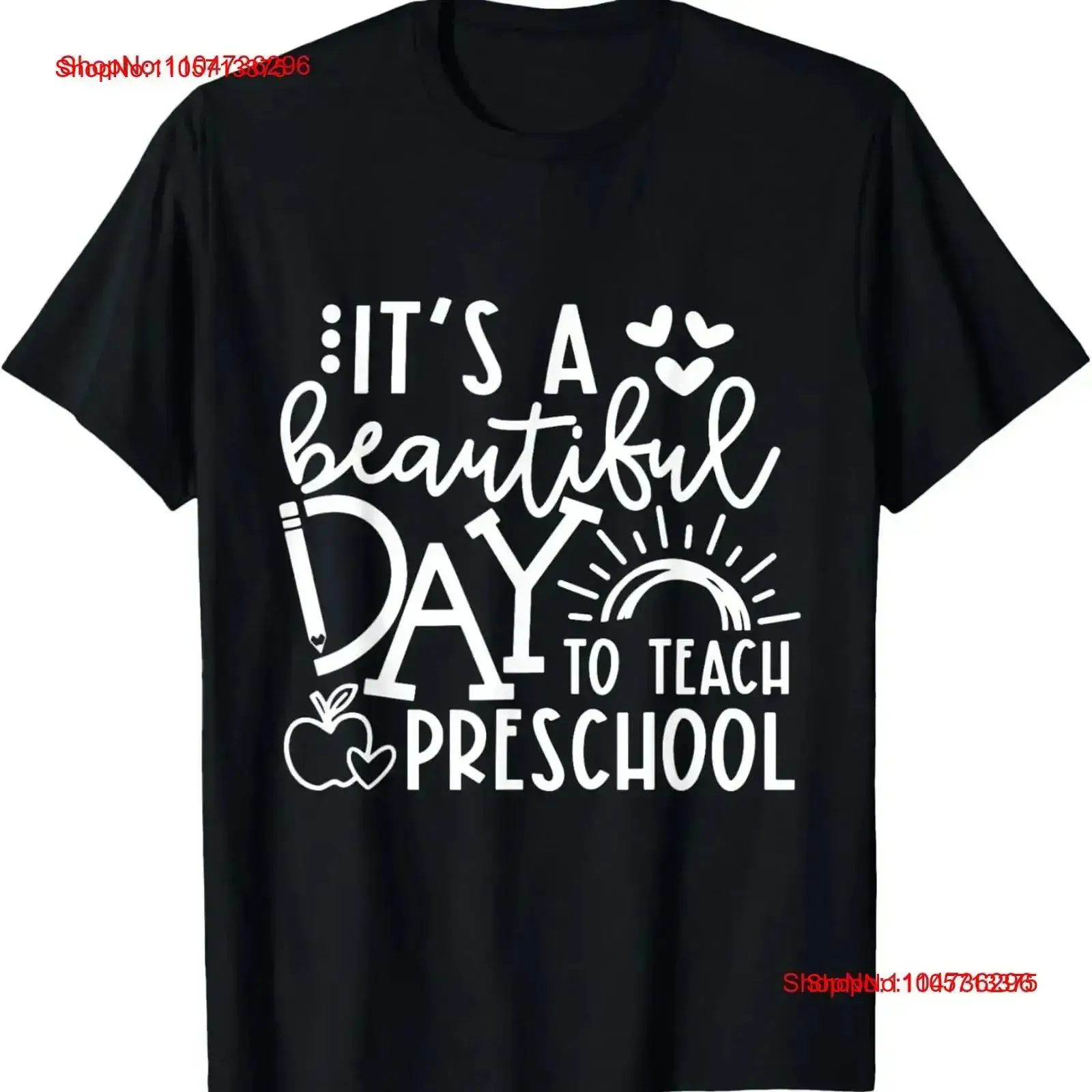 T-shirt pour femme « It's A Beautiful Day To Teach Preschool Funny Teacher », style vintage, délavé, doux, respirant et tendance