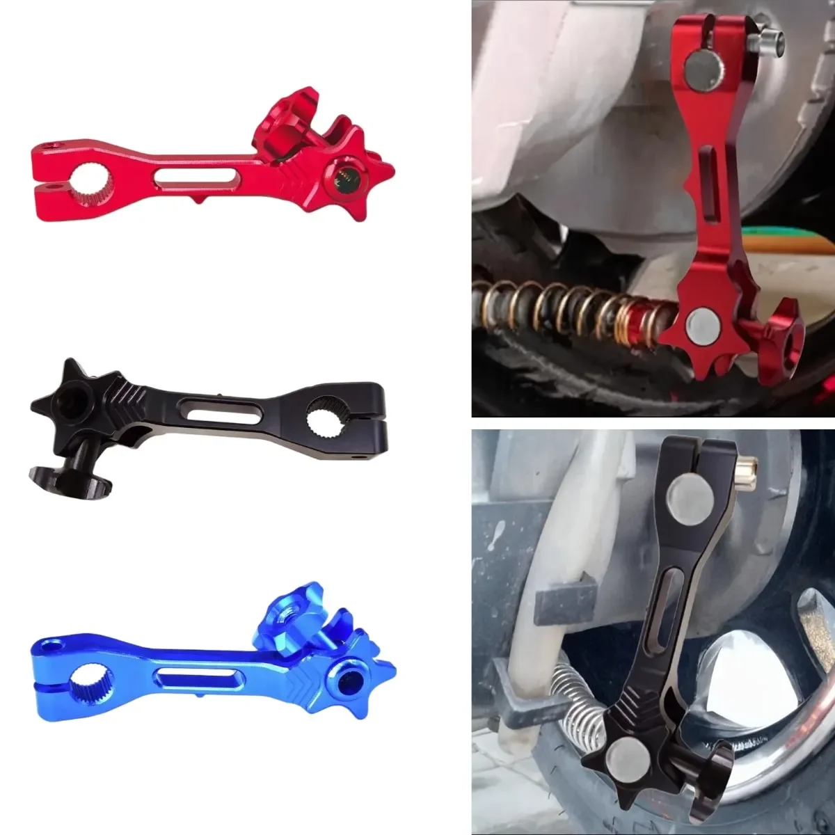 Motorcycle Brake Pedal - CNC Aluminum Alloy, Ergonomic Design with Adjustable Mounting Holes, Easy Installation for Off-Road