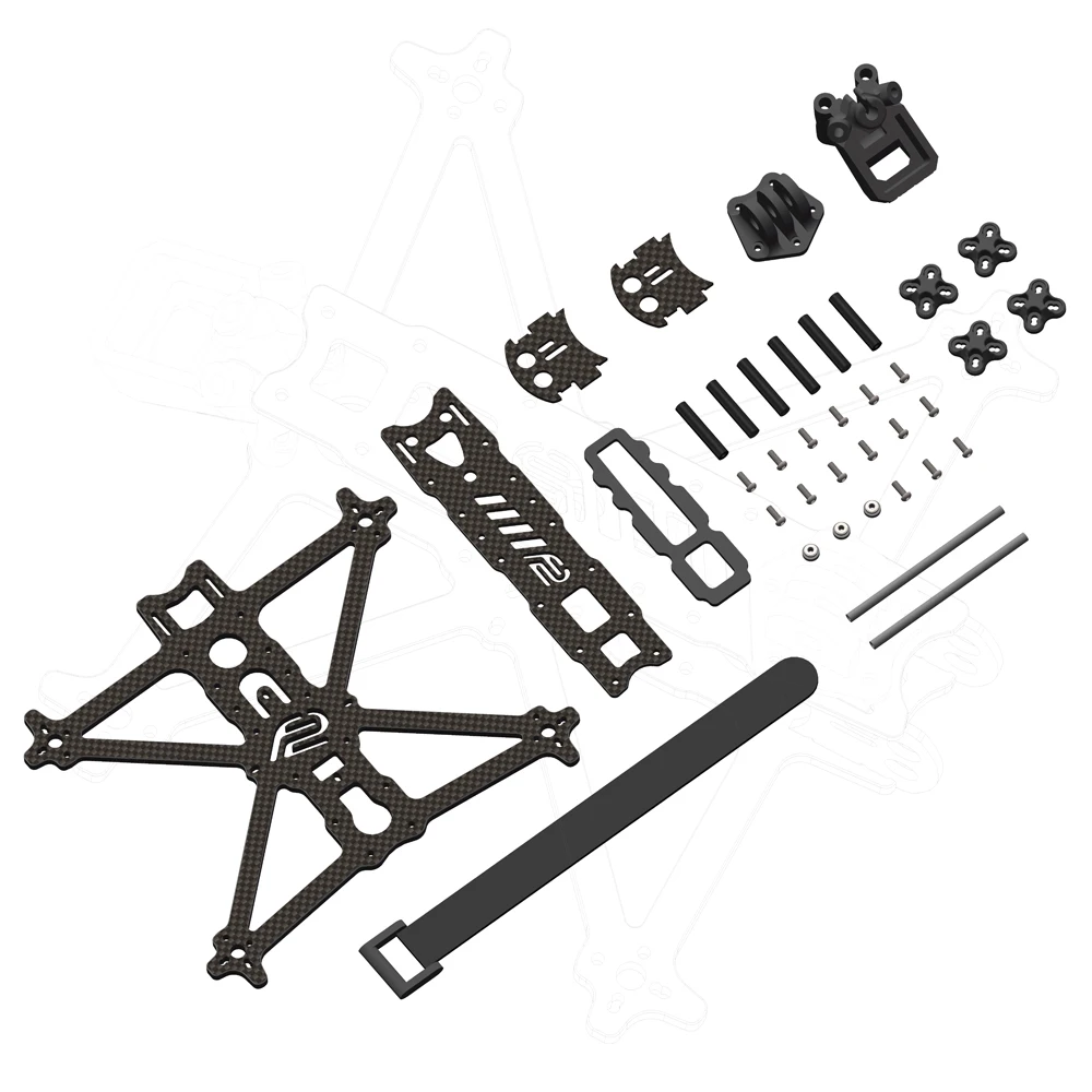 

AlfaRC Fi-150 3.5 Inch Propeller Toothpick Frame Kit RC Drone FPV Racing Quadcopter Support 1204 1206 1303 1306 1404 1507 Motor