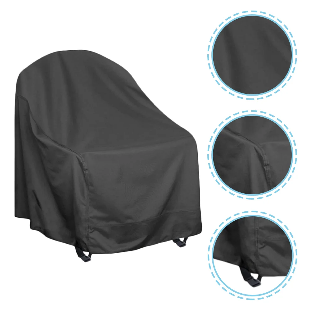 Chair Cover Outdoor Swivel Leisure Rocking Covers Waterproof Black Furniture Patio