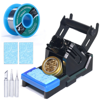 Silverflo Soldering Iron holder Electric Solder Station Stand With Mental Cleaning Ball and Cleaning Sponge  Welding Accessories