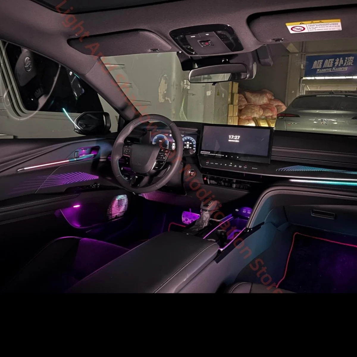 64 color LED Ambient light suitable For Toyota Camry 2024 Dynamic atmosphere interior lights Door instrument light guide strips