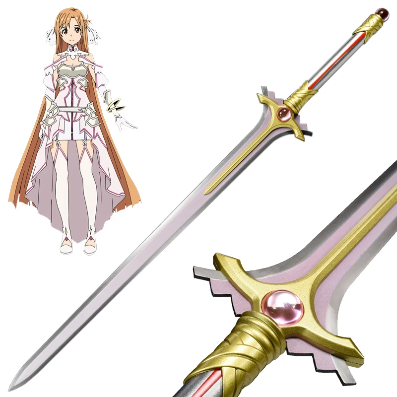 

For SAO Sword Art Online Alicization Asuna Yuuki Swords Cosplay Props Stainless Steel Blade Decorative