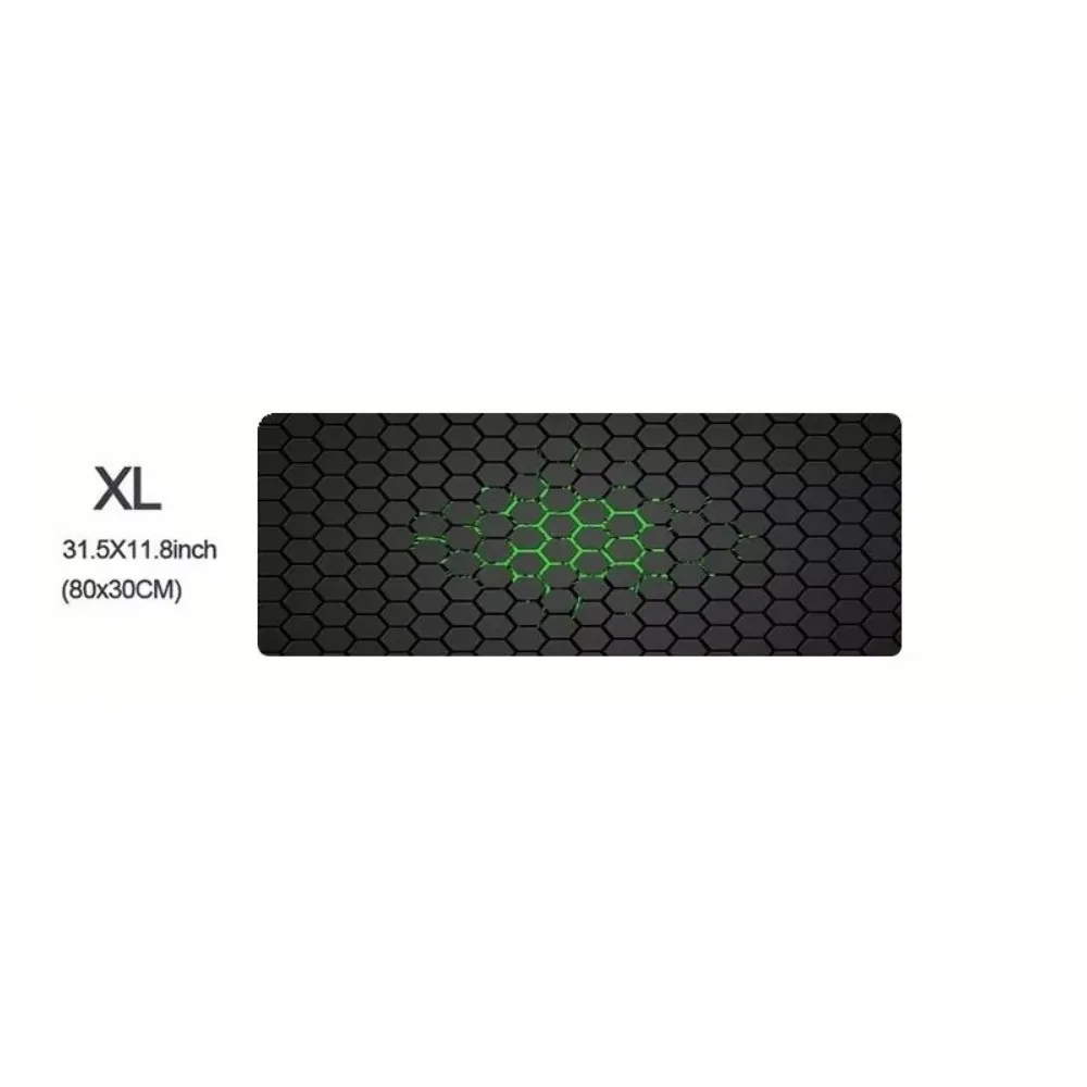Polyester Hexagon Mouse Pad Microfiber Woven Surface Non-Slip Gaming Mouse Pad Washable Natural Rubber Base Computer Mouse Pad