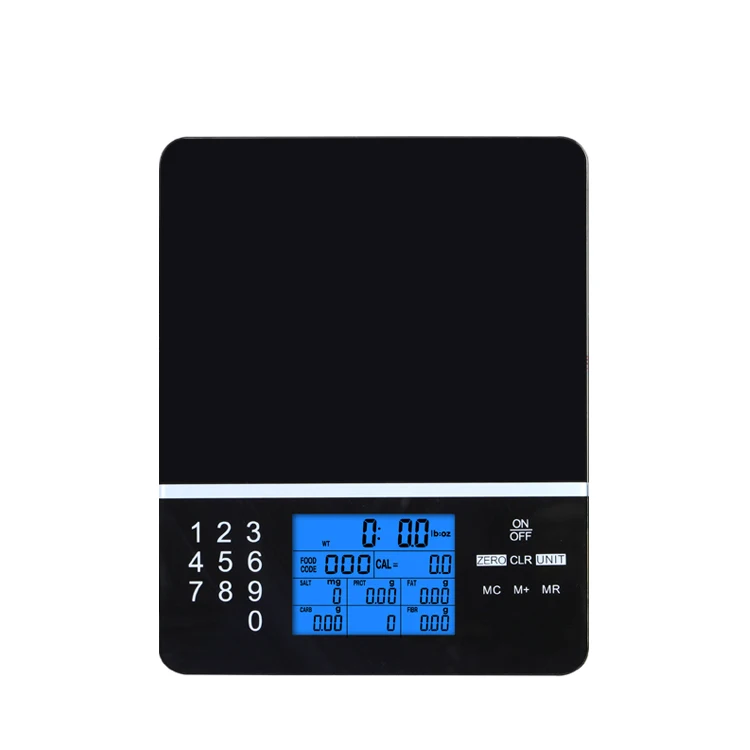 Hot Sale Canny Calculate Protein Cholesterol Calories Electronic Kitchen Nutrition Food Scale With Nutritional Calculator 5kg