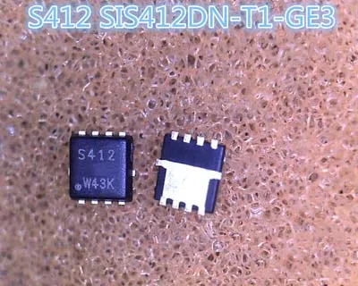 10pcs/lot SIS412DN SIS412DN-T1-GE3-GP S412 QFN8 new original In Stock