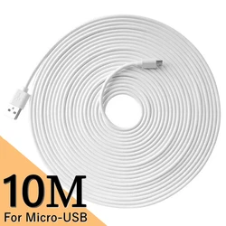 1/10m Extra Long Micro USB Fast Charging Data Cable for Samsung Xiaomi Android Phone Camera Monitor Power Bank Data Cord Line