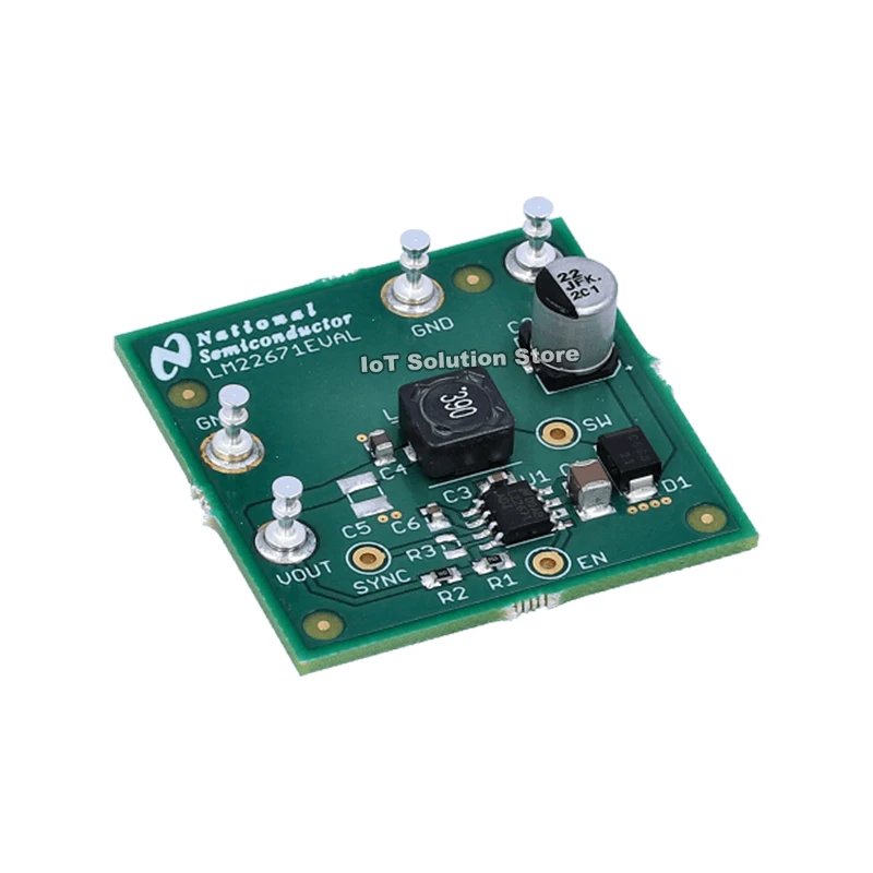 LM22671EVAL/NOPB — LM22671 0.5A SIMPLE SWITCHER Regulator w/ Freq Adj or Synch and Precision Enable EVM