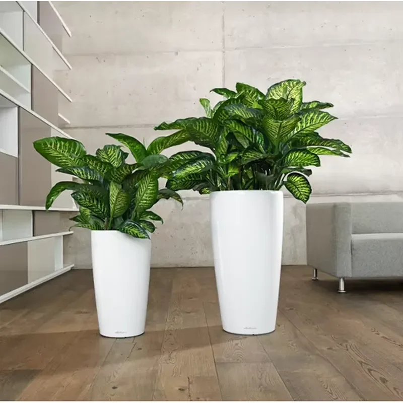for Yizhitang Big Size Unique Self Watering Flower Pot Plastic Bonsai Pot for Home Garden Supplies