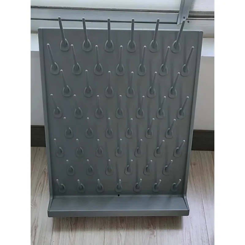 Laboratory drip rack PP single and double-sided adjustable 27 bar beaker rack for draining laboratory utensils, cool dry