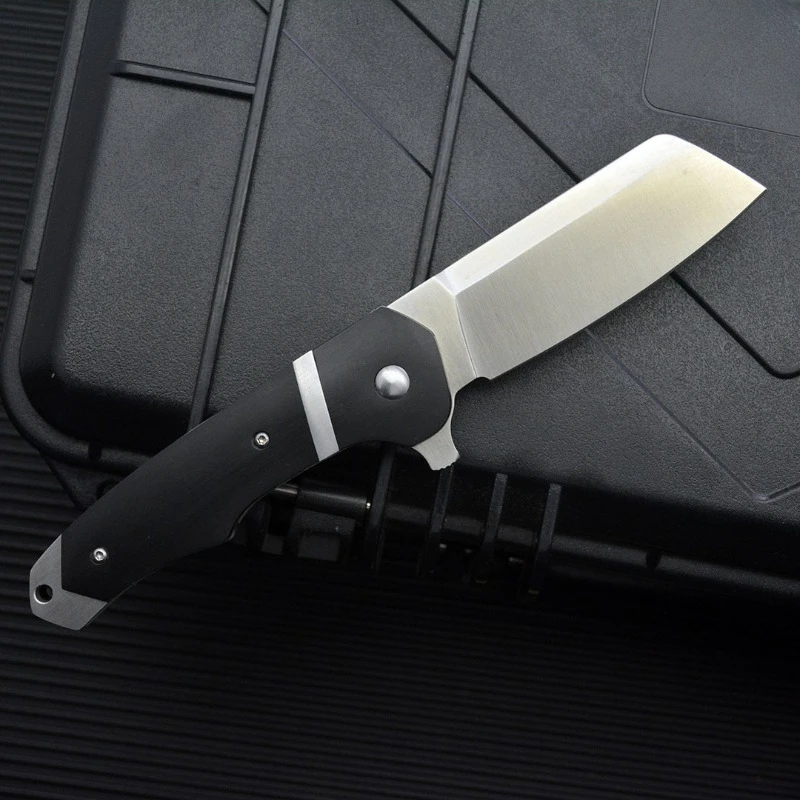 Cuchillo plegable de bolsillo para acampar al aire libre, cuchillo de supervivencia para senderismo, caza táctica, hoja 8CR13MOV, cuchillos portátiles de autodefensa para frutas, herramienta EDC