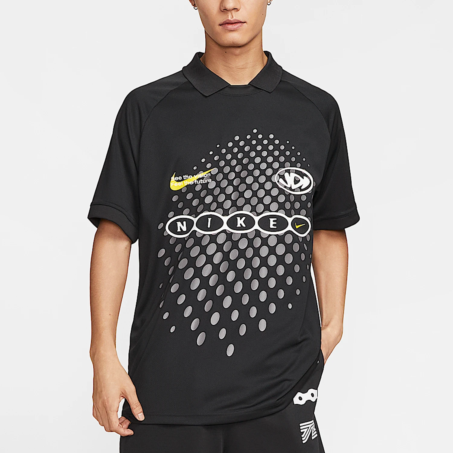 

Nike Originals Dri-FIT Mens Folded Printed Breathable Casual Sports Jersey IH4973-010