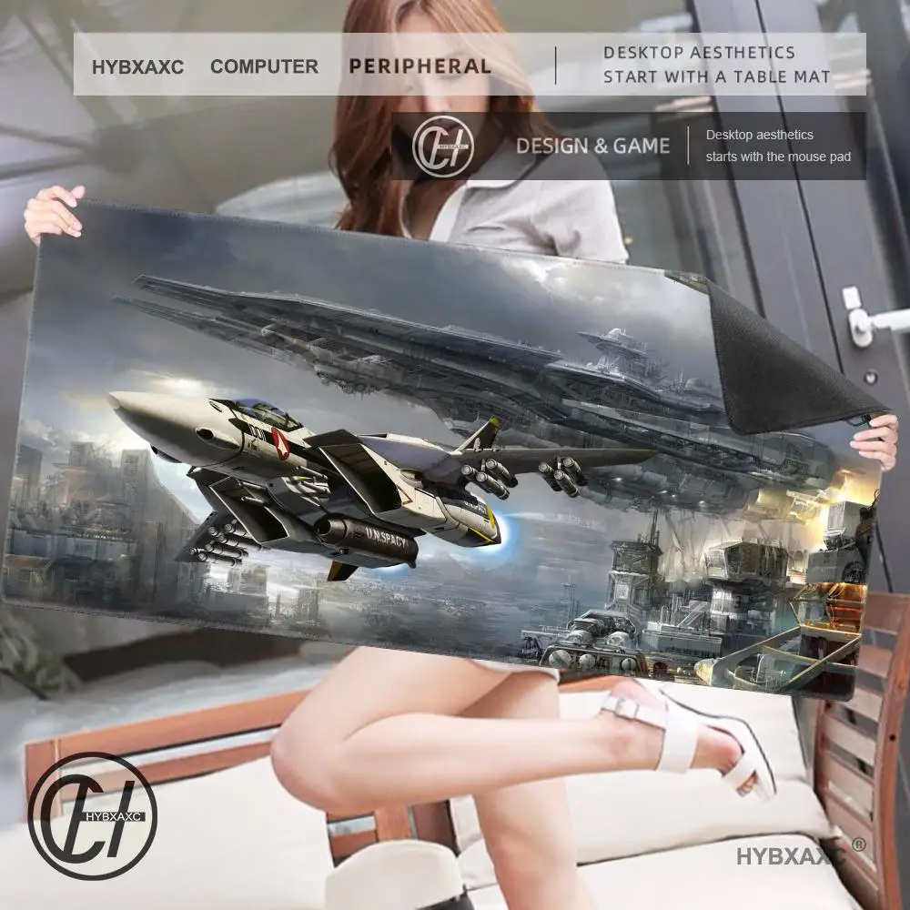 Veritech Macross Mousepad Mouse Mat Meja Tikar dengan Pad Aksesoris Gaming Prime Gaming XXL Keyboard Pad 40X90 HYBXAXC