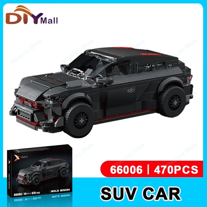 

470PCS City Racing SUV Car Building Blocks Sports Car Model DIY Vehicle Bricks for Adults Kids Collection Display Gift
