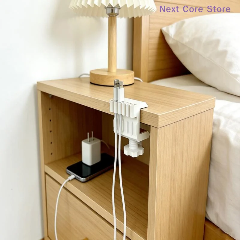 [NC]3D Printed Pla Eco-Friendly Material Desktop Data Cable Clip Desktop Traceless Cable Management And Organization Tool[NC]