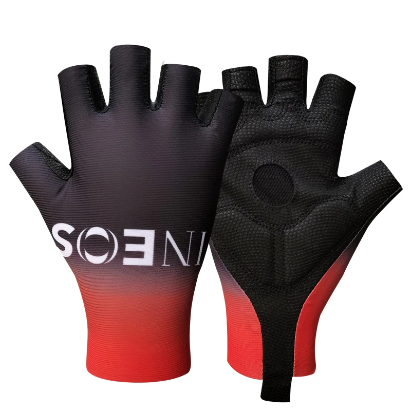 INEOS Half Finger Cycling Gloves Damping GEL Bicycle Mittens Mtb Road Bike Glove MTB Men Women Sports Equipment Guantes Ciclismo