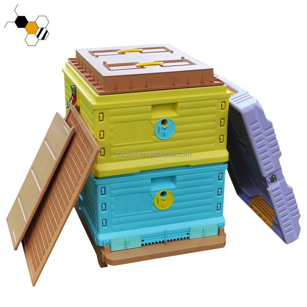 Plastic Beekeeping Bee Hive Hdpe 2 Layers Plastic Thermo Beehive